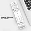 Aluminium Laptop Stand, Portable Adjustable Stand, Supports All Laptops up to 17.3", Black/White (White) view 3