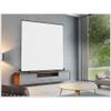 BIUBPW 60" Pull Up Floor Projector Screen Home Theater Movie Projection Screen, Floor Standing Projection Screen 3D 4K HD/Wrinkle-Free/Height Adjustable view 4