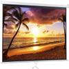 BIUBPW Auto Lock Projector Screen 60 Inch Wall Mountable Projection Screen Home Theater White Movie Screens, Retractable Projection Curtain(4:3-60inch) view 1