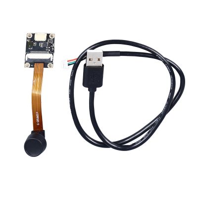 Brilluxa USB Camera Module, 5MP 2K OV5640 OTG Webcam Board, Fixed Focus 160 Wide Angle Lens with Microphone, Industrial USB Camera Sensor, PC Video Capture Module