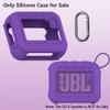 XEGIMOR Silicone Cover Case Compatible with JBL Go 4 Ultra Portable Bluetooth Speaker, Soft Skin Sleeve for JBL Go 4 Pro Sound Speaker Accessories(Purple Case) view 2