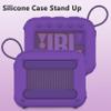 XEGIMOR Silicone Cover Case Compatible with JBL Go 4 Ultra Portable Bluetooth Speaker, Soft Skin Sleeve for JBL Go 4 Pro Sound Speaker Accessories(Purple Case) view 4
