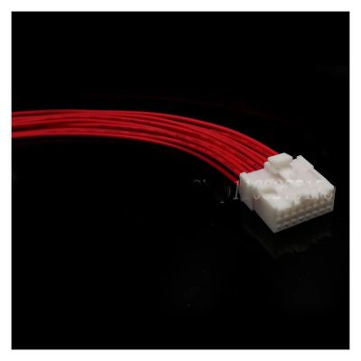 Gnamn 1 set of 16-pin MG610360 7123-7169 Power cable connection Car CD audio cable AUX connection(Female 20cm wires)