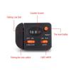 NOENNULL Fishing Line Counter Professional Clip on Fishing Rod Fishing Line Depth Finder Counter Digital Diaplay 99m view 3
