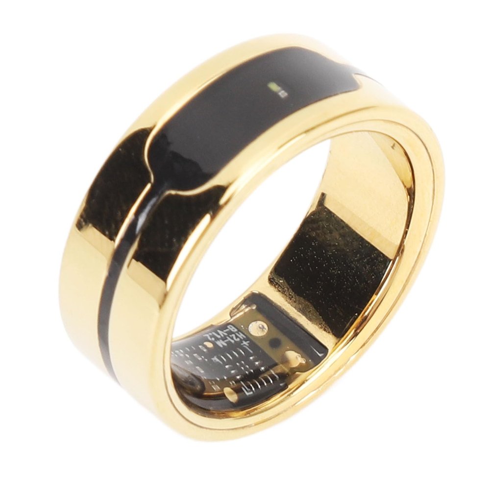 Zunate Smart Ring Health Tracker, Fitness Smart Ring with Charging Base, Sleep Tracking Wearable, Touch Control, 4-6 Days Battery Life (Size 13 22.3mm / 0.9in ID)