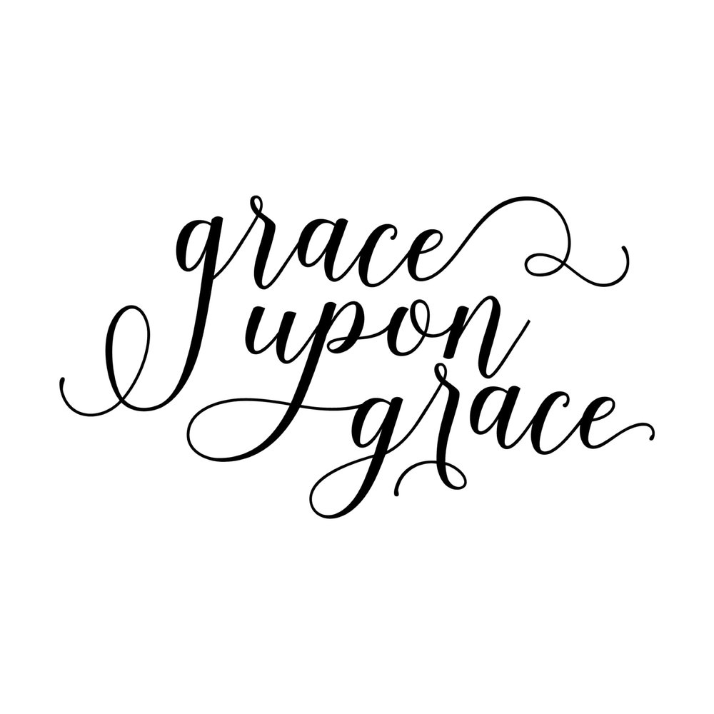 2 (Pieces) 3" and 5" Stickers n Decals Gace_Upon_Grace Waterproof Vinyl Decals for Cars, Trucks, Laptops, Phones, Windows etc