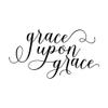2 (Pieces) 3" and 5" Stickers n Decals Gace_Upon_Grace Waterproof Vinyl Decals for Cars, Trucks, Laptops, Phones, Windows etc view 1