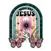 2 (Pieces) 3"and 5" Stickers n Decals - There was Jesus Waterproof Vinyl Decals for Cars, Trucks, Laptops, Phones, Windows etc view 1
