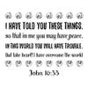 2 (Pieces) 3"and 5" Stickers n Decals - I Have told You Thses Things Waterproof Vinyl Decals for Cars, Trucks, Laptops, Phones, Windows etc view 1