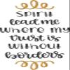 2 (Pieces) 3" and 5" Stickers n Decals Spirit Lead Me - Waterproof Vinyl Decals for Cars, Trucks, Laptops, Phones, Windows etc view 1