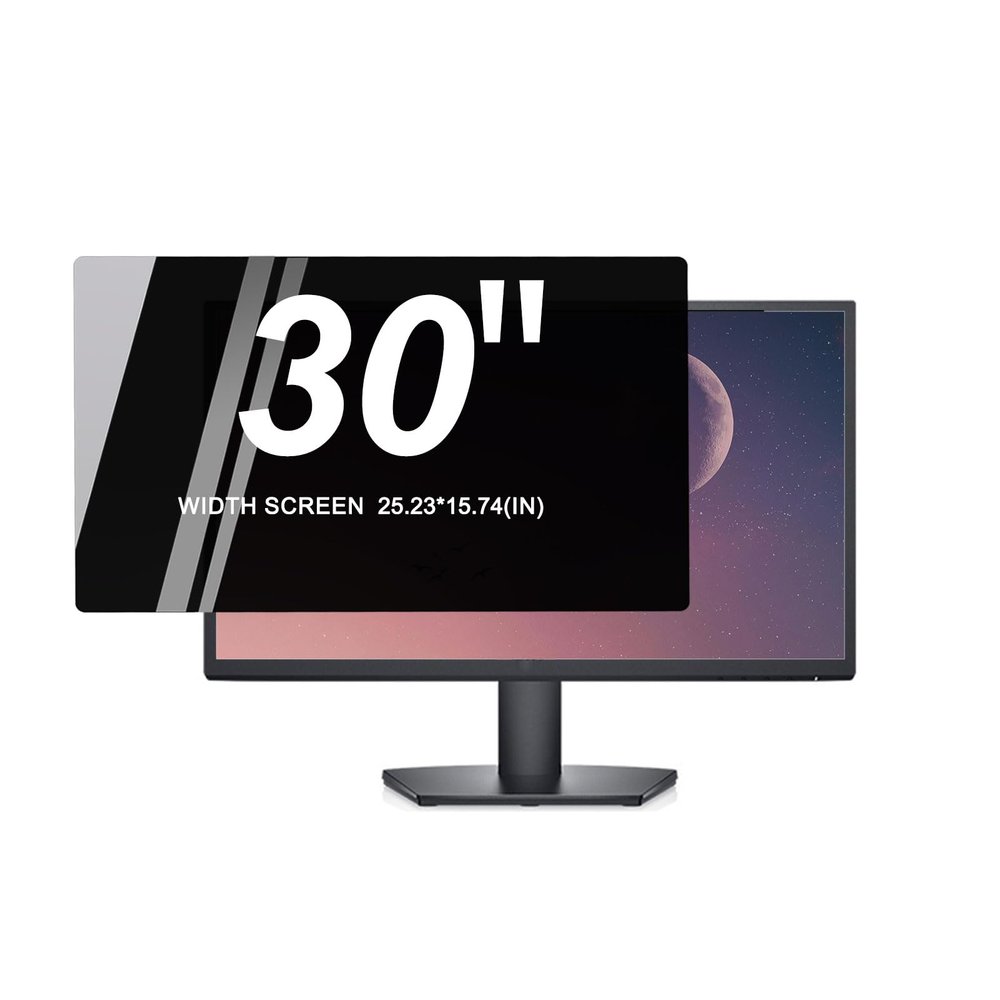 TYLGDSGS 30" Privacy Screen Filter Screen, Anti-Glare/Anti Blue Light/Anti Scratch Film, Glare Relieve Screen Filter Anti Fingerprint. Size is(641 * 400 mm. 25.23 * 15.74 inch), 16:10 Aspect Ratio