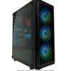 Computer Desktop Gaming PC Geforce RTX 4060 AMD Ryzen 7 4.6Ghz Max + 32GB RAM DDR4 3200 MHZ + 1TB Solid State Drive SSD NVME M2 Plug and Play Windows 11 Pro Gaming Tower Custom Computer System, Black view 3