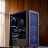 Computer Desktop Gaming PC Geforce RTX 4060 AMD Ryzen 7 4.6Ghz Max + 32GB RAM DDR4 3200 MHZ + 1TB Solid State Drive SSD NVME M2 Plug and Play Windows 11 Pro Gaming Tower Custom Computer System, Black view 4