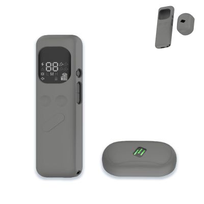 Case for Delupet DT-66 Dog Training Collar and Remote, Soft Silicone Protective Portable Scratch Shock ResistantGray
