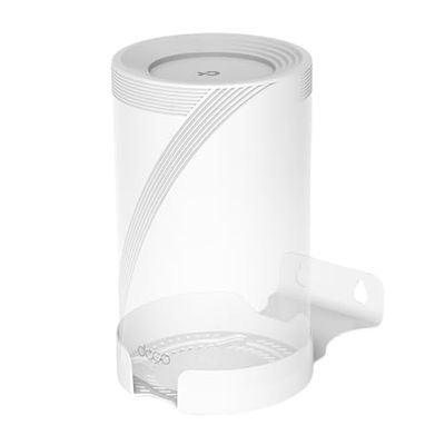 Bangcheer Wall Mount for TP-Link Deco BE75/BE85/BE95/BE17000/BE22000/BE33000 Whole Home Mesh WiFi 7, Upgrade Stable Saving Space Aluminum Alloy Wall Hanging Bracket Holder (1Pack,White)
