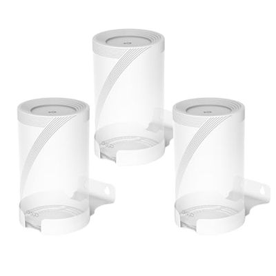 Bangcheer Wall Mount for TP-Link Deco BE75/BE85/BE95/BE17000/BE22000/BE33000 Whole Home Mesh WiFi 7, Upgrade Stable Saving Space Aluminum Alloy Wall Hanging Bracket Holder (3Pack,White)