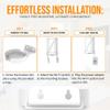 Bangcheer Wall Mount for TP-Link Deco BE75/BE85/BE95/BE17000/BE22000/BE33000 Whole Home Mesh WiFi 7, Upgrade Stable Saving Space Aluminum Alloy Wall Hanging Bracket Holder (3Pack,White) view 3