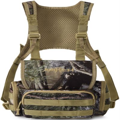 AMHEH Binocular Harness Chest Pack for Hunting with Rangefinder Pocket