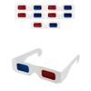 QIANCAIWANG 5 Pack 3D Paper Glasses for Movies, Blue and Red 3D Cardboard Glasses for TV, Films (5) view 1