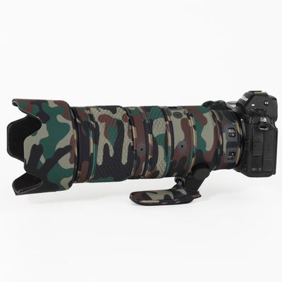 CHASING BIRDS Lens Camouflage Waterproof Coat for Nikon Z 70-200mm f/2.8 VR S Rainproof Lens Protective Cover Version IV (Military Green Camouflage, with 1.4X TC)