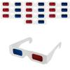 QIANCAIWANG 10 Pack 3D Paper Glasses for Movies, Blue and Red 3D Cardboard Glasses for TV, Films (10) view 1