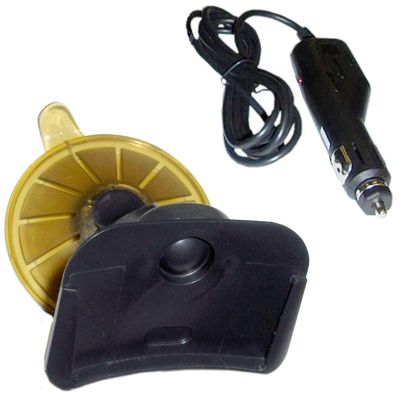 20 SECOND SOAP Car Windshield Cradle Suction Cup Mount + 12V Car for Charger for Tomtom One XL XL-S