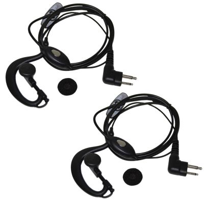 20 SECOND SOAP 2-Pack Headset PTT Microphone for for Motorola ECP-100 EP-450 DTR410 DTR550