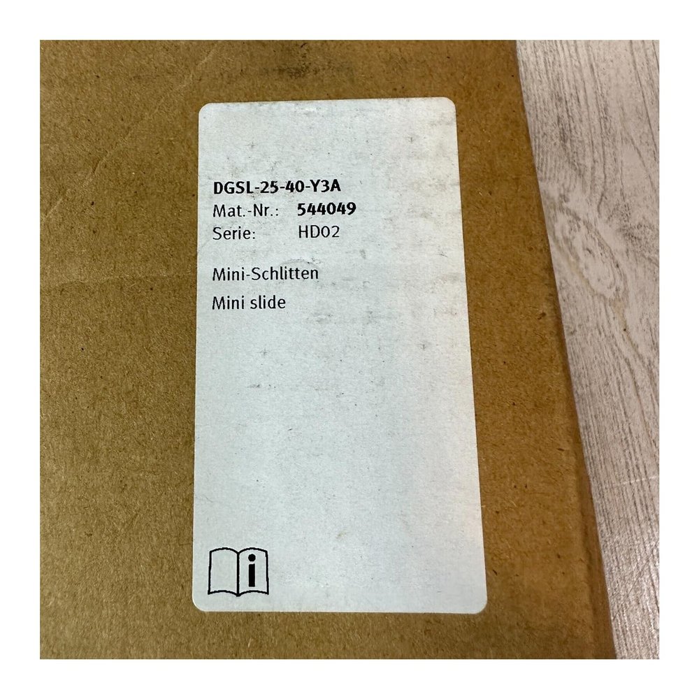 BXNXLX DGSL-25-40-Y3A 544049 DGSL2540Y3A 544049 New in Box Expedited