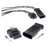 1 set 4-pin 4F0973704 1-1718656-1 1718657-1 Automotive Reversing Radar Harness Waterproof Connector(Female 20cm wires) view 2