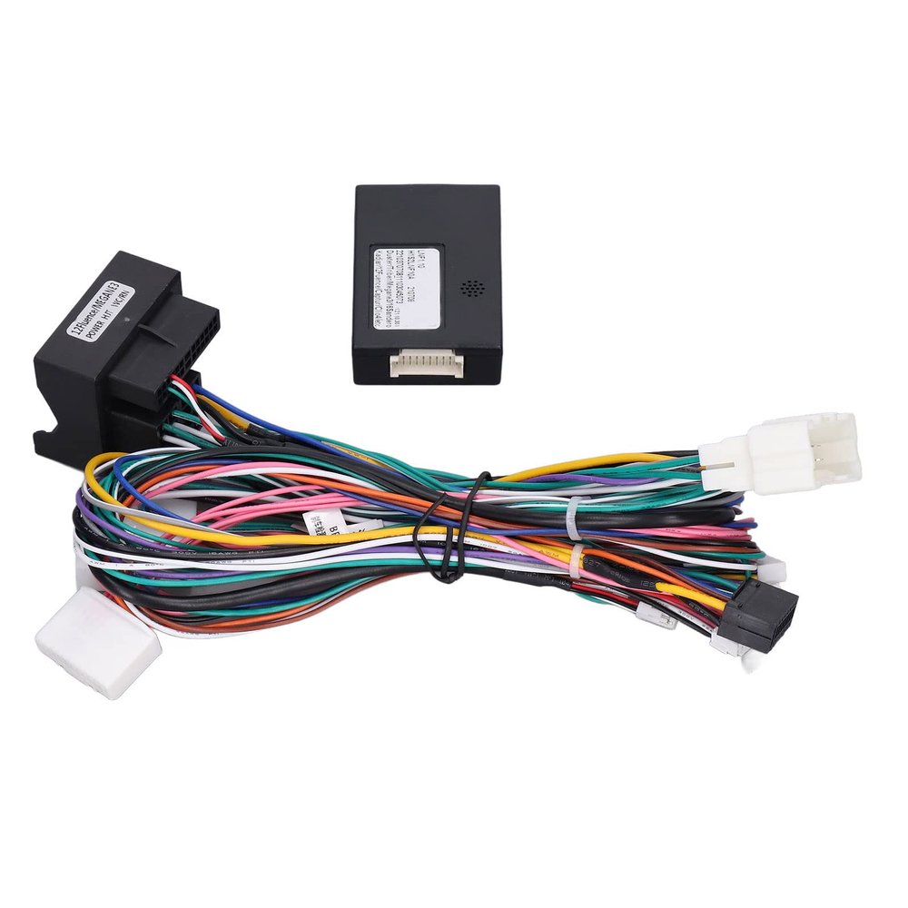 16pin Car Stereo Wiring Harness with CANbus Box Compatible with 3 2011-2014 Koleos 2011-2014 Fluence 2010-2016 Replacement Radio Harness for Factory Stereo System