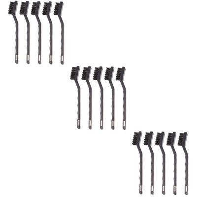 PLAFOPE 15pcs Row Plastic Handle PCB Circuit Board Static Brush Circuit Board Cleaner Brushes