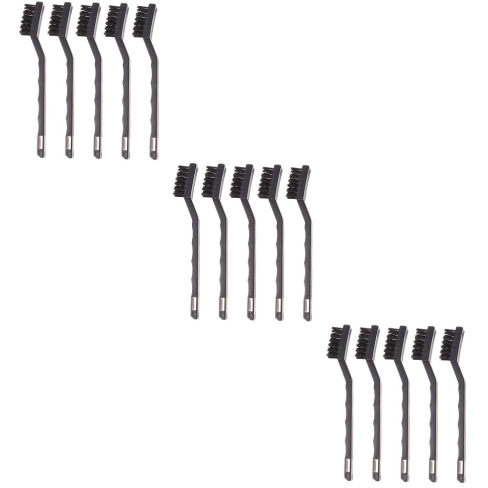 PLAFOPE 15pcs Row Plastic Handle PCB Circuit Board Static Brush Circuit Board Cleaner Brushes