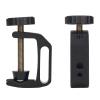 Cylindrical C Mount Aluminum Alloy Arm C Clamp Mount Camera Tripod 1/4" 3/8" Screw view 3