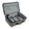 13.6 x 7.9 x 4 Inch Large Projector Bag, Robust, Portable Nylon Projector Carry Case with Sturdy Handle, Travel, Grey view 1