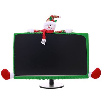 3D Christmas Cartoon 19-27 Inch Computer PC Display Frame Protective Case Cover (Nurnesyyckf4zm1xp-12)