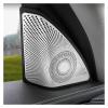VNFEJEJR Stainless Steel Tweeter Speaker Cover Trim Fit for Benz C E Class GLC W213 W205 X253 Matte Car Door Audio Speaker Cover Door Audio Speaker Cover(for GLC C E Class-01) view 2