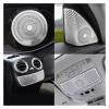 VNFEJEJR Stainless Steel Tweeter Speaker Cover Trim Fit for Benz C E Class GLC W213 W205 X253 Matte Car Door Audio Speaker Cover Door Audio Speaker Cover(for GLC C E Class-01) view 3
