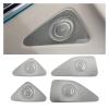 VNFEJEJR Fit for Mercedes Fit for Benz S-Class W223 2021 2022 2023 Car Accessories Door Speaker Cover Audio Sound Frame Loudspeaker Sticker Trim Door Audio Speaker Cover(Silver A-Logo-2PCS) view 2