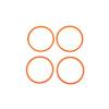 VNFEJEJR Car Door Speaker Cover Horn Sound Sticker Frame Garnish Cover GWM Great Wall Tank 300 2022-2023 4 Pcs Door Audio Speaker Cover(Orange) view 1