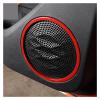 VNFEJEJR Car Door Speaker Cover Horn Sound Sticker Frame Garnish Cover GWM Great Wall Tank 300 2022-2023 4 Pcs Door Audio Speaker Cover(Orange) view 4