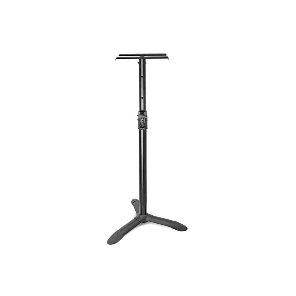 CHICKEN Speaker Stand Audio Stand Lift Tripod Multimedia Stand Metal Floor Surround Desk Stand for Surround Sound and Bookshelf Speakers Speaker Shelves(A)