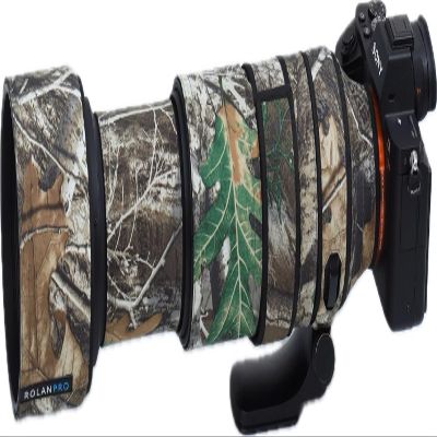Rolanpro Waterproof Lens Camouflage Cover for Tamron 150-500mm f5-6.7 Di III VC VXDA057 Rain Cover Lens Protection Sleeve Case-#27 Jungle camo Waterproof