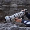 Rolanpro Waterproof Lens Camouflage Cover for Tamron 150-500mm f5-6.7 Di III VC VXDA057 Rain Cover Lens Protection Sleeve Case-#UCP Gray camo Waterproof view 3