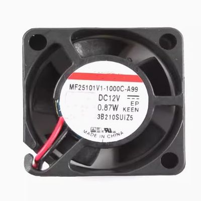 Ailsa Hexi MF25101V1-1000C-A99 DC 12V 0.87W 25x25x10mm 2-Wire Magnetic Levitation High Airflow Cooling Fan