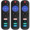 (3 Pack) ZdalaMit Universal Replacement Remote Control Applicable for Roku TVs - Applicable for Onn/TCL/Hisense/Westinghouse/Sanyo/Sharp/Magnavox/RCA/JVC/Element/Philips/Hitachi Roku TV view 1