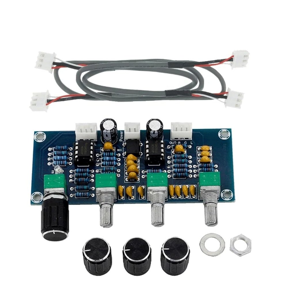 PGNEX with Treble Bass Volume Adjustment Pre-amplifier Tone Controller for Amplifier Board