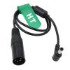 HangTon 12V Power Cable for Feelworld F7 Pro Blackmagic Video Assist Atomos Ninja V Shogun Flame Monitor, XLR 4 Pin to DC Barrel 5.5x2.5mm 1m view 1