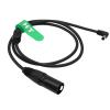 HangTon 12V Power Cable for Feelworld F7 Pro Blackmagic Video Assist Atomos Ninja V Shogun Flame Monitor, XLR 4 Pin to DC Barrel 5.5x2.5mm 1m view 2
