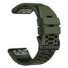 BEFIA 22mm Quickfit Watch Band for Garmin Fenix 5 6 7 Pro Solar Forerunner 935 745 965 955, 22 Breathable Wristband Strap Army Green Black view 1