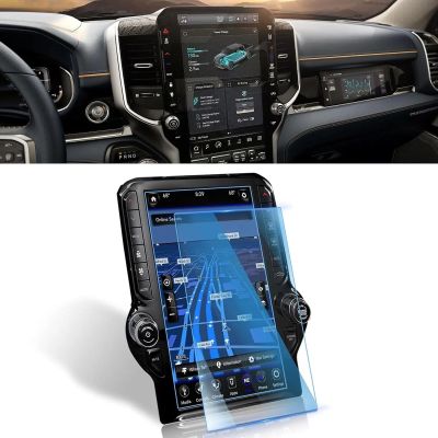 GUPEA For 2024 2023 Dodge Ram 1500 2500 3500 TRX 12INCH LCD Touch Screen Navigation GPS Protection Tempered Glass Film, RHD